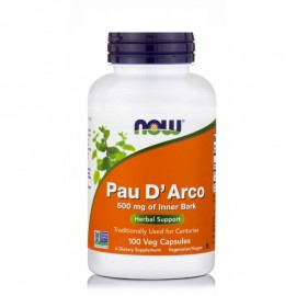 Now Pau D Arco 500mg για την Ενίσχυση του Ανοσοποιητικού 100 φυτικές κάψουλες