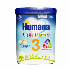 Humana 3 Optimum Μετά το 12ο Μήνα έως & την Νηπιακή Ηλικία 650G (LITTLE HEROES) (MYPACK)
