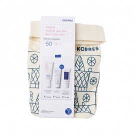 Korres Promo Pack Sunscreen Face Αντηλιακή Cream Gel SPF50 40ml & Nourishing Probiotic Ενυδατική Gel Cream με Προβιοτικά 20ml & Foaming Cream Cleanser Αφρώδης Κρέμα Καθαρισμού 20ml