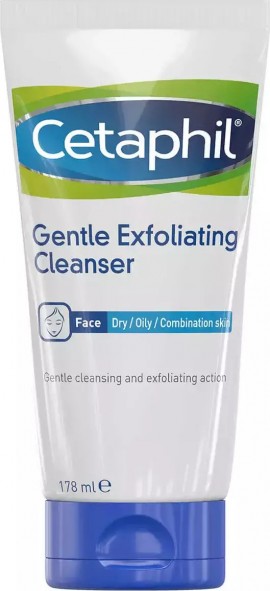 Cetaphil Gentle Daily Scrub-απαλό Καθαριστικό Απολέπισης Ξηρο/λιπαρο/μεικτο Δερμα , 178ml