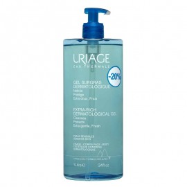 Uriage Promo Pack Extra Rich Derm Gel  Αφρώδες Τζελ Καθαρισμού 1000ml (-20%)