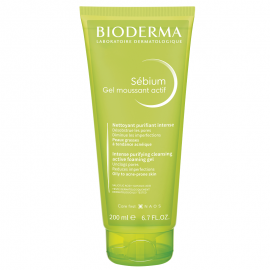 Bioderma Sebium Gel Moussant Actif Αφρίζον Gel Ενεργού Καθαρισμού για Δέρμα με Τάση Ακμής με Σαλικυλικό & Γλυκολικό Οξύ 200ml