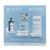 Rilastil Xmas Promo Pack D-Clar Απολεπιστική Κρέμα Προσώπου 30ml, Αποχρωματιστικός Ορός 30ml & Αποχρωματιστική Κρέμα Καθημερινής Χρήσης 15ml