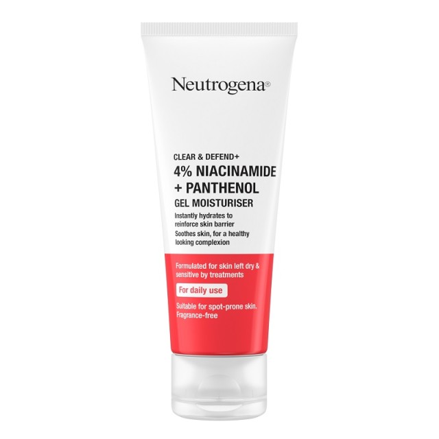 Neutrogena Clear & Defend+ Gel Moisturizer Ενυδατικό Gel Προσώπου 50ml