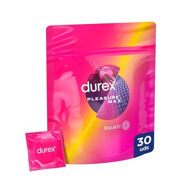 Durex Προφυλακτικά Pleasuremax με Ραβδώσεις 30τμχ