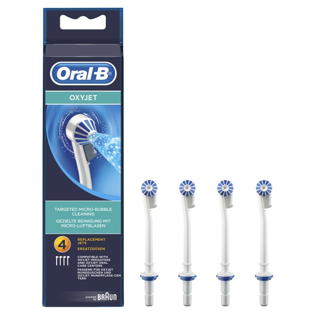 Oral-B OxyJet Ανταλλακτικές Κεφαλές 4 τμχ