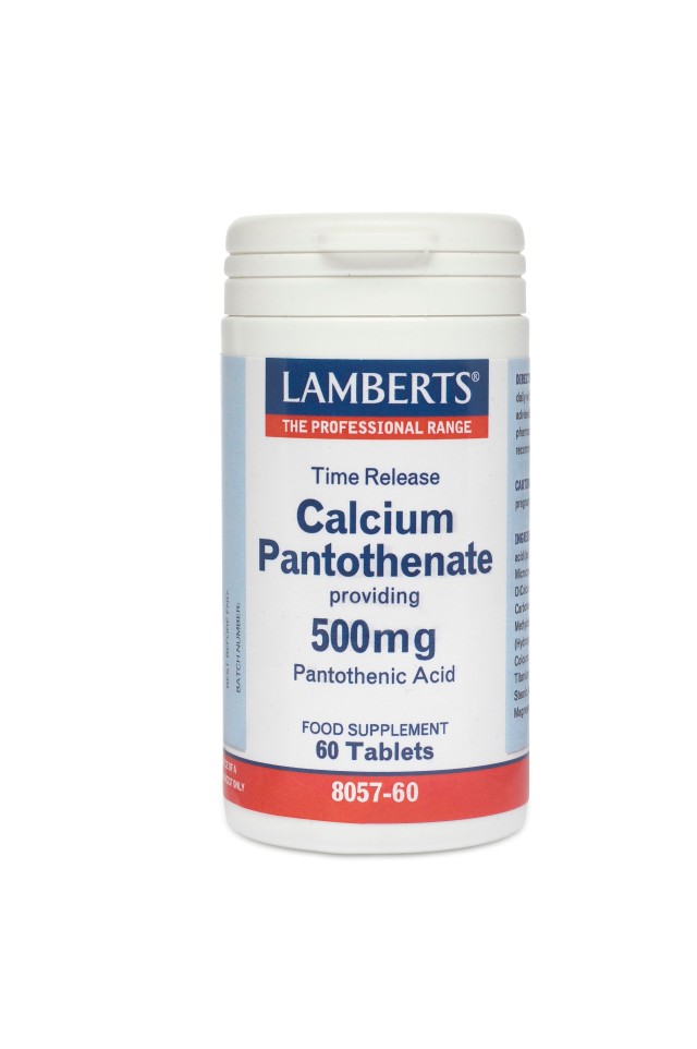 LAMBERTS CALCIUM PANTOTHENATE 500MG 60TABS