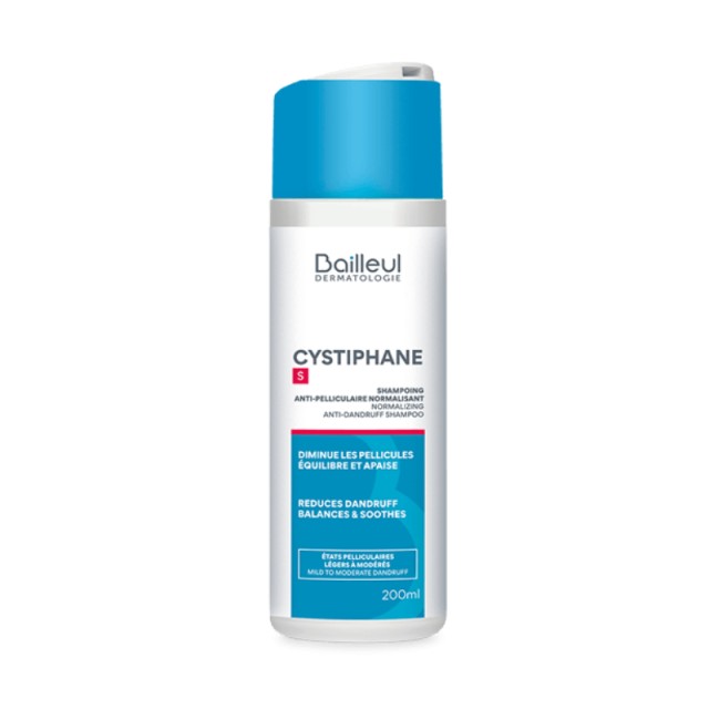 Bailleul Cystiphane S Normalising Anti-dandruff Shampoo 200ml