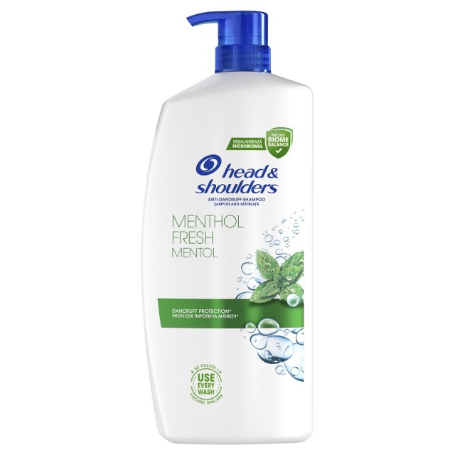 Head & Shoulders Menthol Fresh Αντιπιτυριδικό Σαμπουάν για Μαλλιά χωρίς Πιτυρίδα 800ml