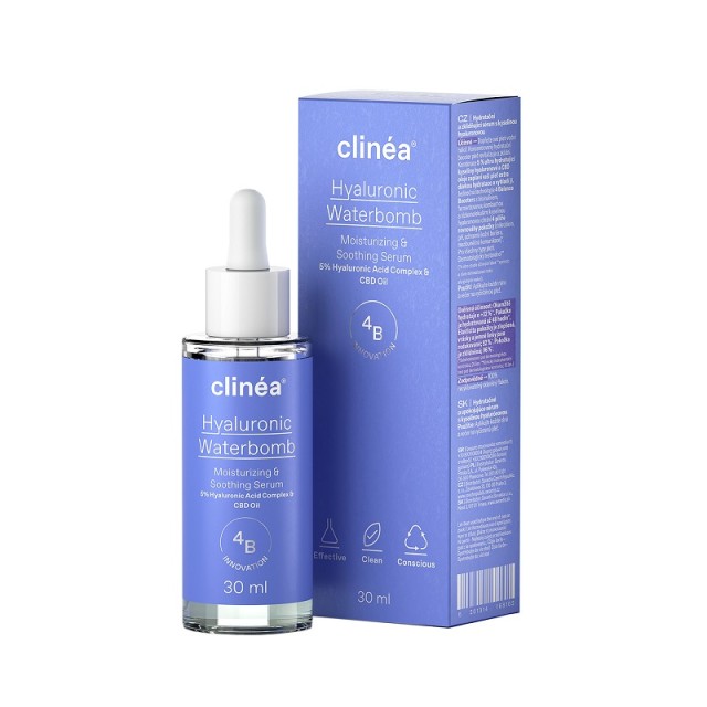 Clinéa Hyaluronic Waterbomb Ενυδατικός & Καταπραϋντικός Ορός 30ml