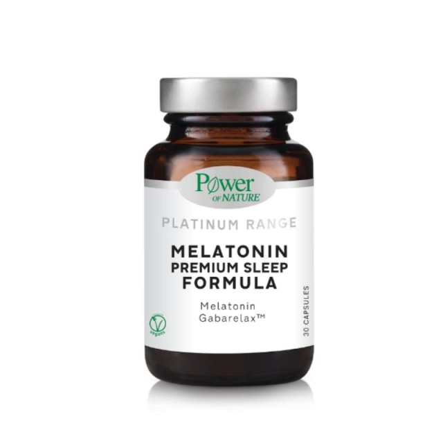 Power Of Nature Platinum Range Melatonin Premium Sleep Formula Συμπλήρωμα για τον Ύπνο 30 κάψουλες