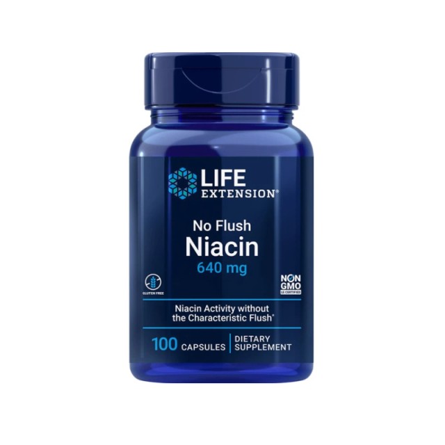 Life Extension NO FLUSH NIACIN (inositol hexanicotinate) 100caps