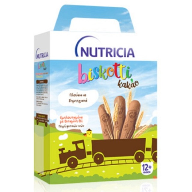 Nutricia Biskotti Κακάο 12m+ 32 μπισκότα 180gr