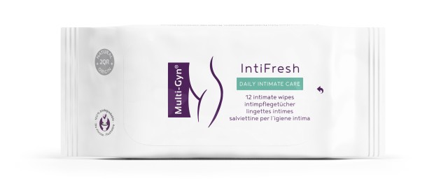 Multi-Gyn IntiFresh μαντηλάκια καθαρισμού της ευαίσθητης περιοχής 12τμχ