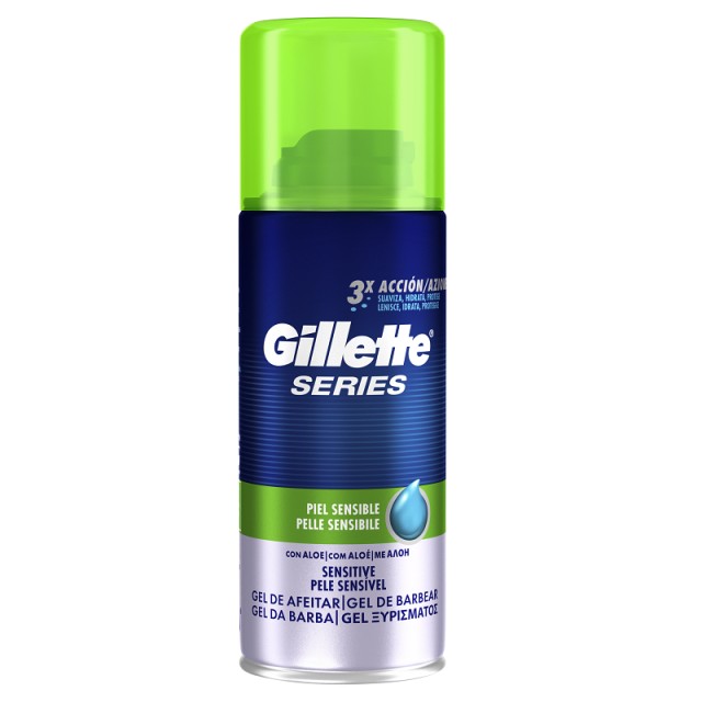 Gillette Series Sensitive Gel Ξυρίσματος με Αλόη 75ml