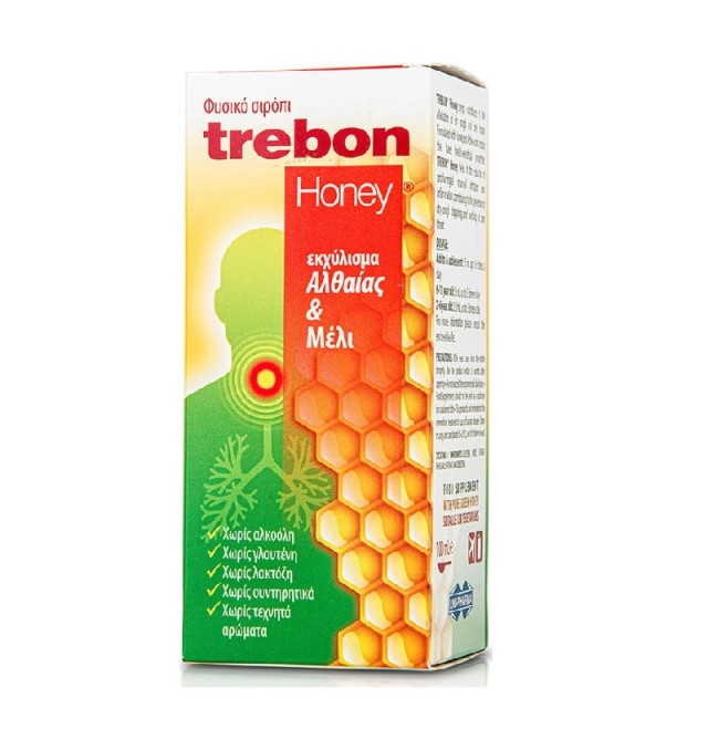 Unipharma Trebon Honey Φυσικό Σιρόπι 100ml