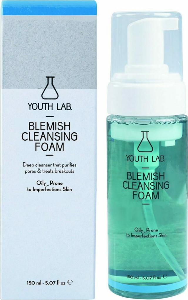 Youth Lab Blemish Cleansing Foam Αφρός Καθαρισμού Προσώπου Για Λιπαρή Επιδερμίδα 150ml