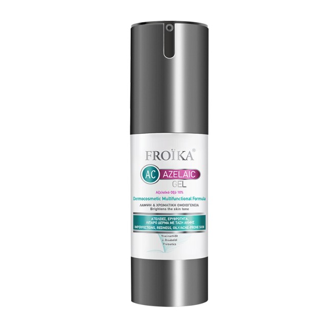 Froika AC Azelaic Gel 10% Κρέμα Τζελ για Δέρμα με Τάση Ακμής 30ml