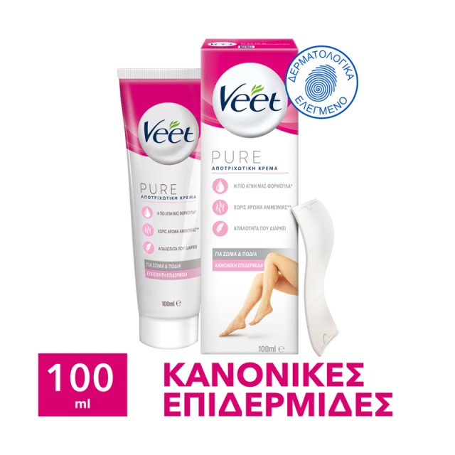 Veet Κρέμα Αποτρίχωσης για Κανονικές Επιδερμίδες 100ml