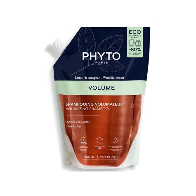 Phyto Volume Refill Shampoo Ανταλλακτικό Σαμπουάν για Όγκο 750ml