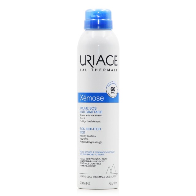 Uriage Face Water Ενυδάτωσης Xemose Sos Anti-Itch Mist για Ξηρές Επιδερμίδες 200ml