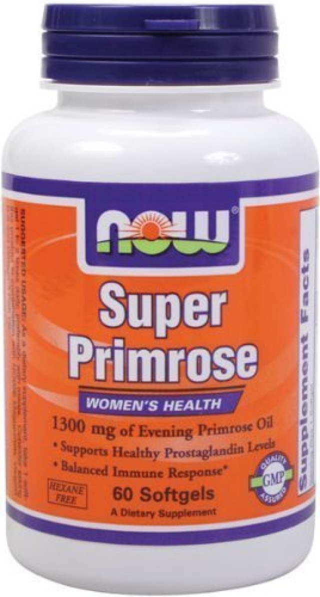 Now Super Primrose 1300 mg 60 softgels 