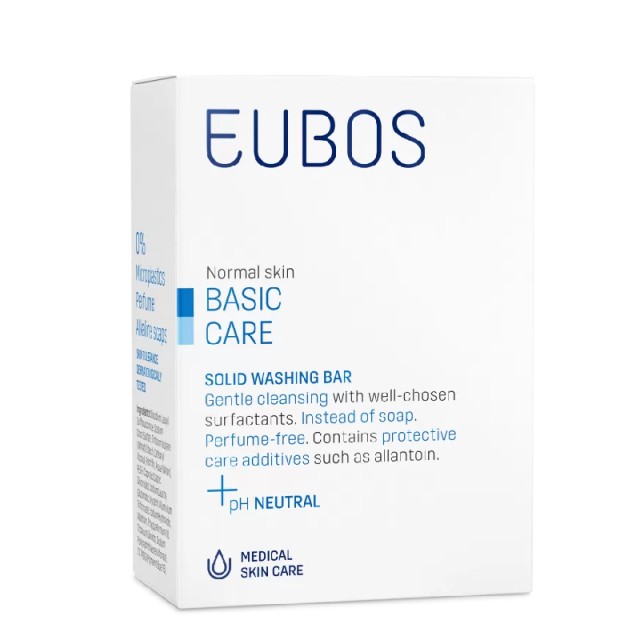 Eubos Blue Solid Washing Bar 125gr