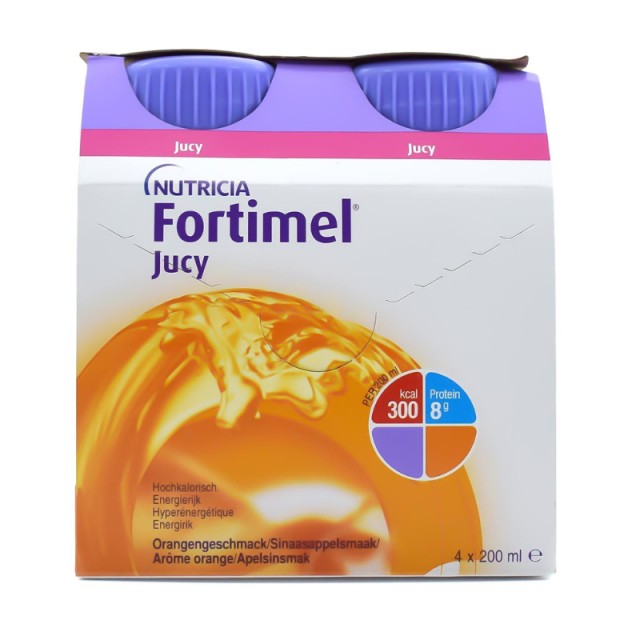 Nutricia Fortimel Jucy Πορτοκάλι 4 X 200ML