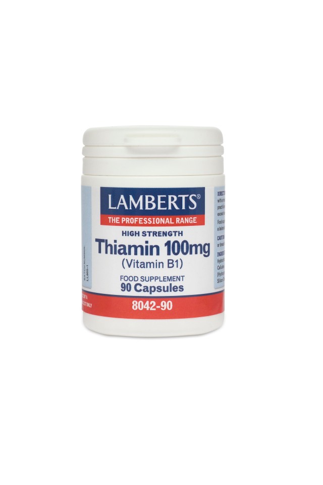 LAMBERTS THIAMIN 100MG VIT B1 90CAPS