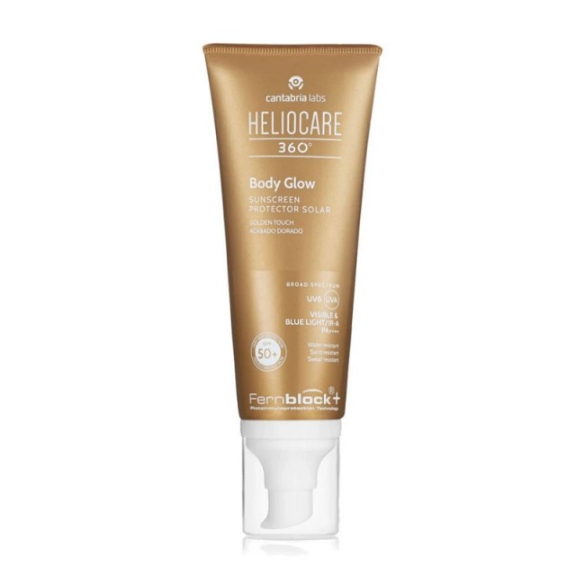 Heliocare 360° Body Glow SPF50+ Sunscreen Αντηλιακό Σώματος 100ml