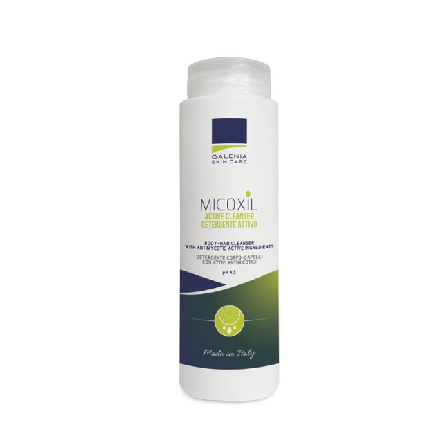 Galenia Micoxil Active Cleanser Αφρίζον Καθαριστικό Προσώπου, Μαλλιών & Σώματος 250ml