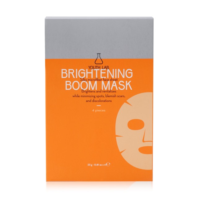 Youth Lab. Brightening Silky Microfiber Face Sheet Boom Mask 4τμχ