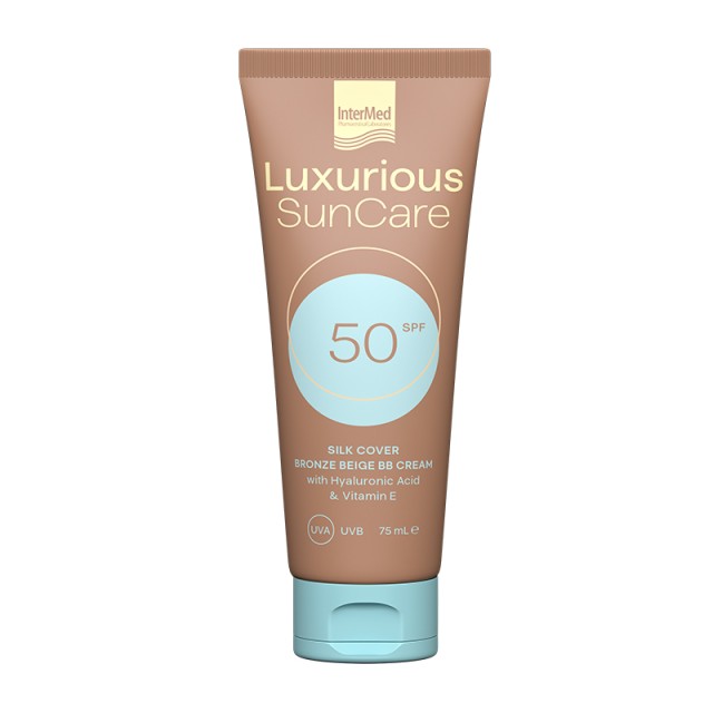 Intermed Luxurious Sun Care Silk Cover Bronze with Hyaluronic Acid SPF50 75ml