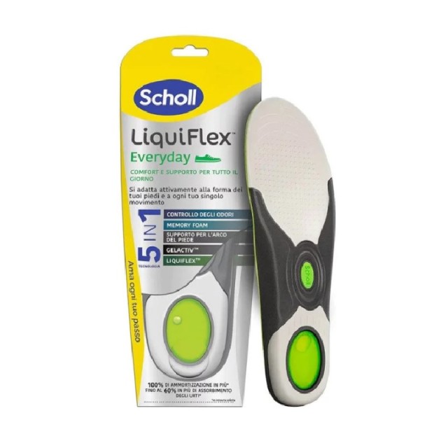 Scholl EveryDay LiquiFlex Πάτοι 5 in 1 Technology Size (36-41) 1 ζευγάρι