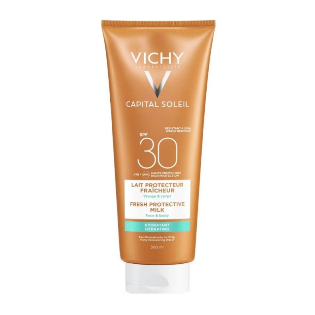 Vichy Capital Soleil Milk SPF30 Αντηλιακό Γαλάκτωμα για το Προσώπου & Σώμα 300ml