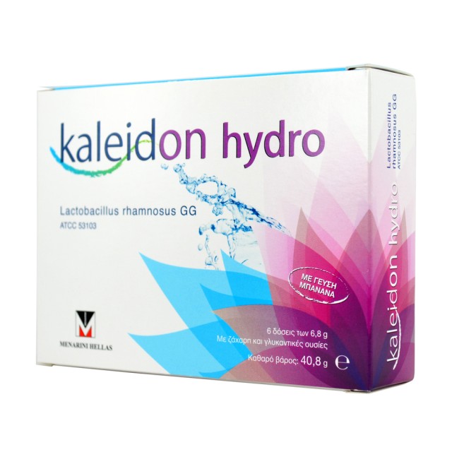 Kaleidon Hydro Προβιοτικά & Ηλεκτρολύτες με Γεύση Μπανάνα 6 Διπλά Φακελάκια