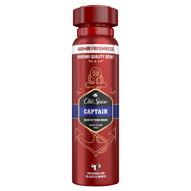 Old Spice Captain Αποσμητικό Σπρέι Σώματος για Άνδρες 150ml