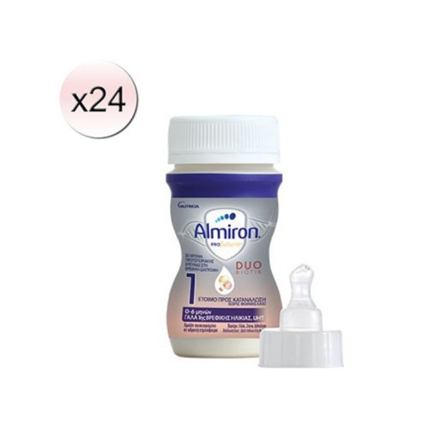 Nutricia Almiron Profutura 1 Γάλα 1ης βρεφικής ηλικίας 0-6 μηνών 24x70ml