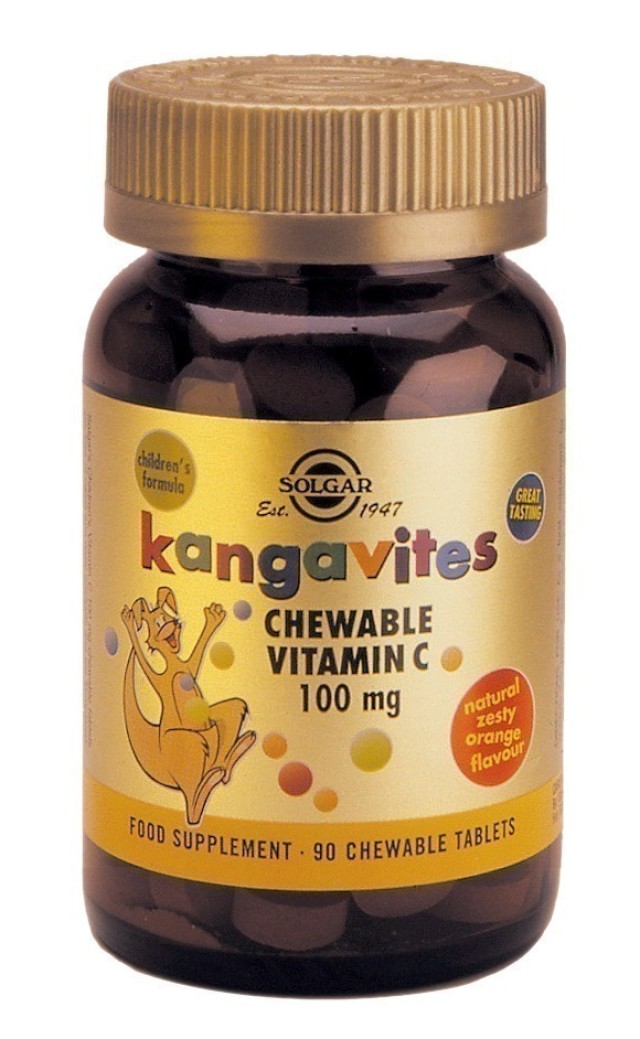 SOLGAR KANGAVITES VIT C 100MG CH.TABS90