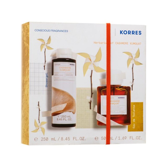 Korres Promo Pack Herbarium of Cashmere Kumquat Eau de Toilette 50ml + Αφρόλουτρο 250ml