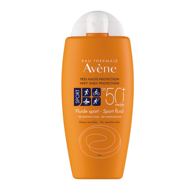 Avene Fluid Sport Αντηλιακό για Πρόσωπο και Σώμα SPF50+ 100ml