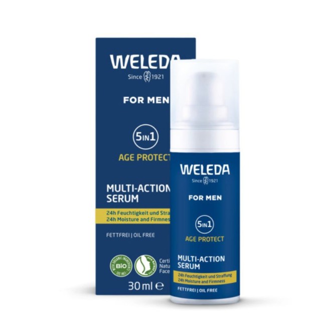 Weleda For Men 5 in 1 Age Protect Multi-Action Serum Ορός Προσώπου για τον Άνδρα 30ml