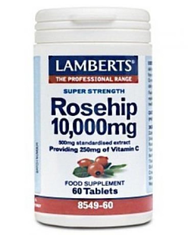 LAMBERTS ROSE HIP 10.000MG 60TABS 