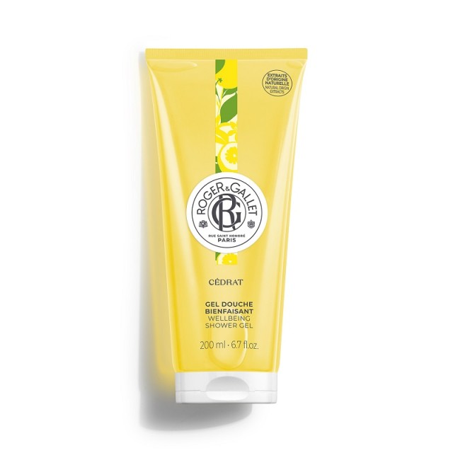 Roger&Gallet Cédrat Wellbeing Shower Gel Αναζωογονητικό Αφρόλουτρο 200ml