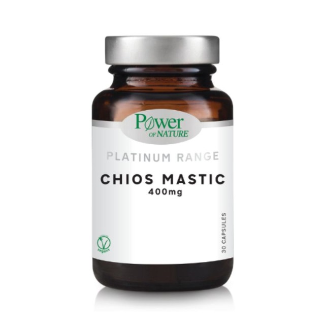 Power of Nature Platinum Range Chios Mastic 400mg Συμπλήρωμα Διατροφής με Μαστίχα Χίου 30 κάψουλες