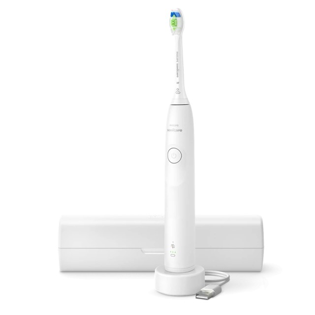 Philips Sonicare  5300 White Επαναφορτιζόμενη Ηλεκτρική Οδοντόβουρτσα Λευκό Χρώμα (HX7108/02) 1 τεμ.