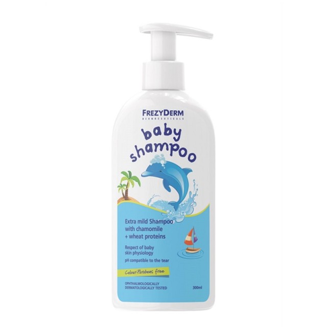 Frezyderm Baby Shampoo Απαλό Βρεφικό Σαμπουάν με Αντλία, 200ml + 100ml ΔΩΡΟ