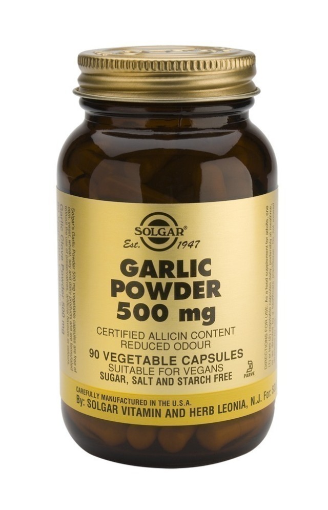 SOLGAR GARLIC POWDER 500mg veg.caps 90s