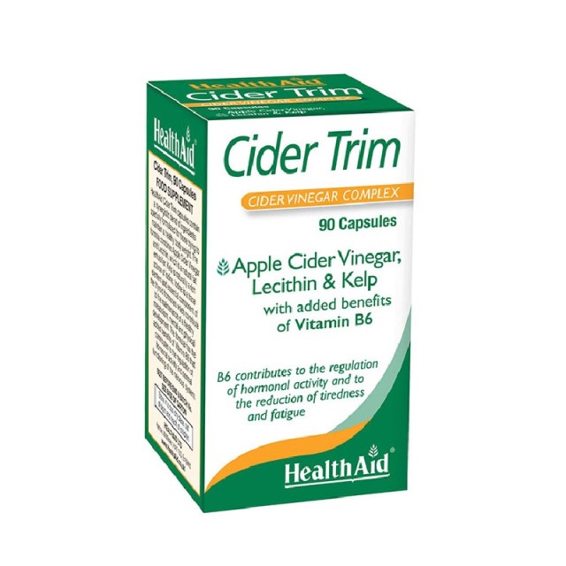 Health Aid Cider Trim Συμπλήρωμα για Αδυνάτισμα 90 κάψουλες