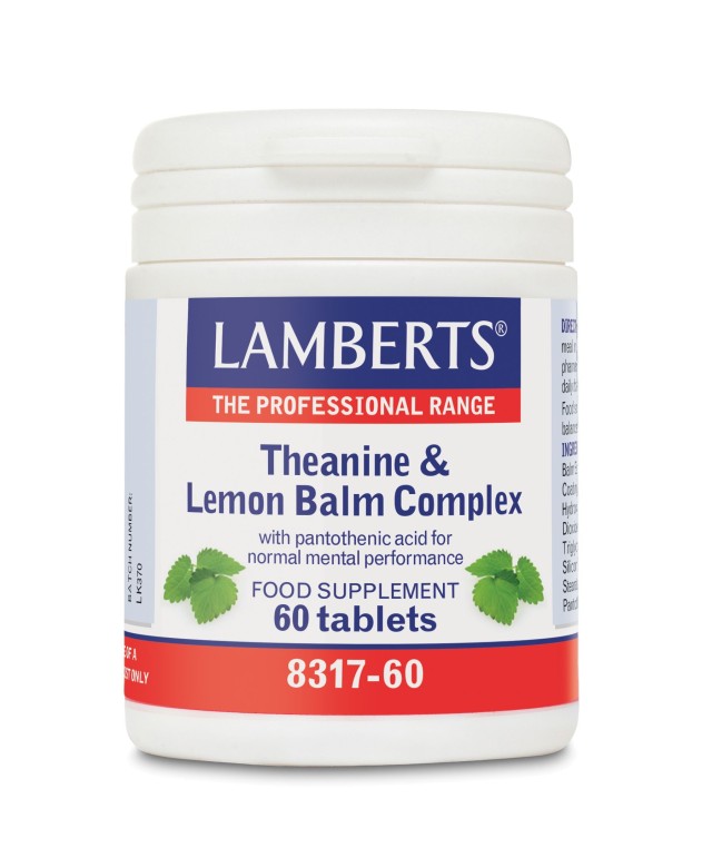 LAMBERTS  THEANINE & LEMON BALM COMPLEX 60TABS